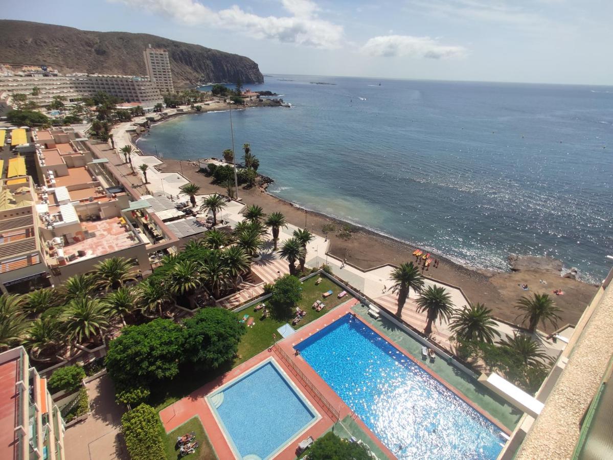 Estudio en primera línea de la playa Los Cristianos (Tenerife) Exterior foto
